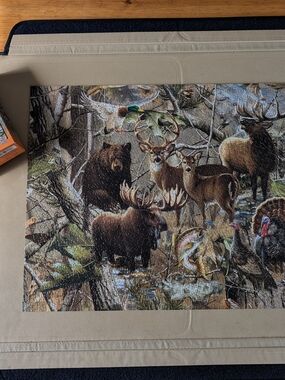 Realtree 1000 Piece Puzzle - Forest Animals Scene